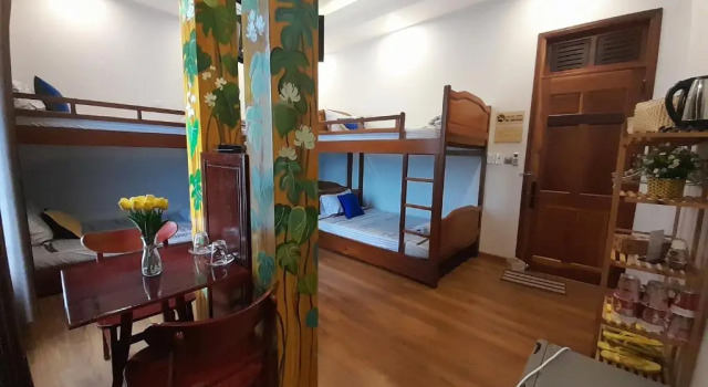 Кровать в общем номере Việt Homestay