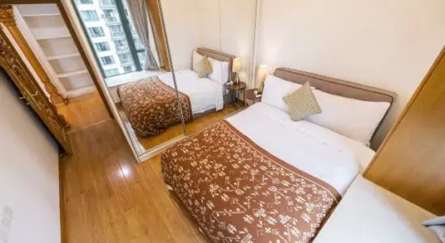 Семейный люкс c 1 комнатой Shanghai city center Residence in xujiahui