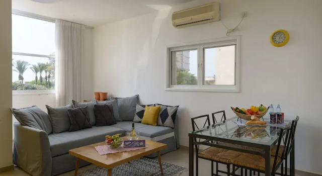 Sweet Home At Hilton Beach 2BR, Забронировать Апартаменты/квартира Апартаменты Тель-Авива, рядом с Парк независимости, Апартаменты/квартира