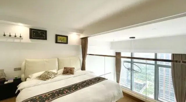 Двухместный люкс Дуплекс с видом на город Wenxi Seaview Duplex Suite Apartment