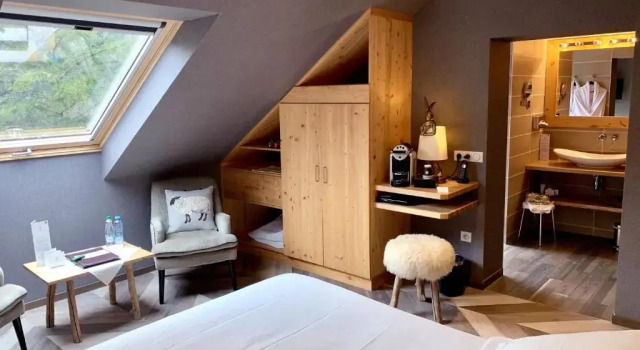Standart çift kişilik oda Hostellerie La Cheneaudière