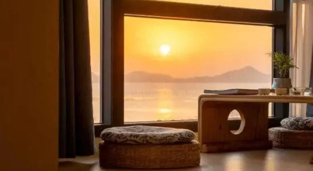 Люкс Deluxe с красивым видом из окна Fuding Yushan Xihai Coast Homestay