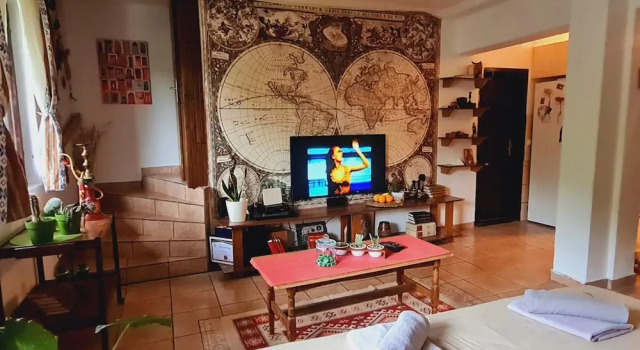 Impeccable Apartment With View in Dolna Matka, Rezerwuj Apartament Hotele w Skopje z parkingiem, Parking