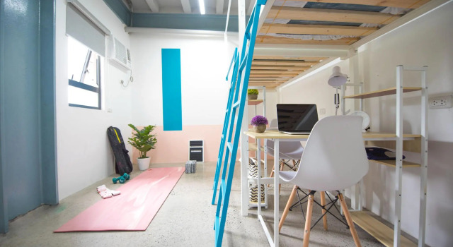 Кровать в общем номере OYO 810 Urbanspace