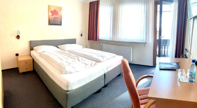 Двухместный номер Standard с балконом Hotel zur Loreley Garni Mit großem Fahrradraum