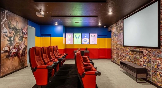 Upstay - Magic Mansion w Pool-spa-cinema-games, Rezerwuj Dom wakacyjny Kissimmee Kissimmee