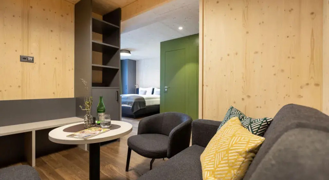 Семейный номер Standard с видом на реку AVES Hotel Savognin