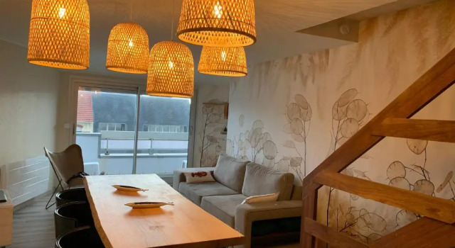 Апартаменты Fort-Mahon Plage : Superbe appartement vue mer