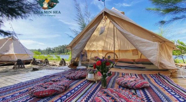 Тент Nhà nghỉ Cát Đằng Hồ Tràm