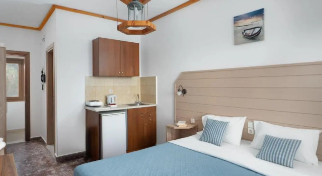 Двухместный номер Standard с балконом и с видом на море Spiros-Soula Family Hotel & Apartments