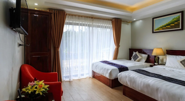 Номер Deluxe Golden Lotus Hotel Sapa
