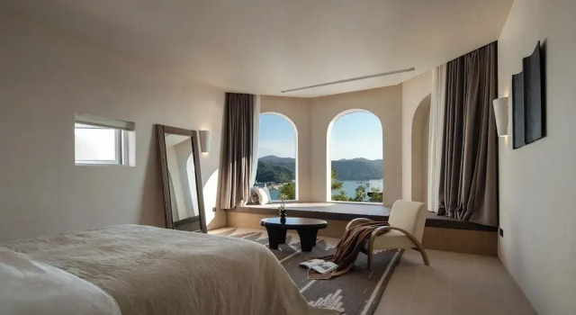 Двухместный номер Standard с видом на океан Miyue Shenzhen Blue and White Holy Island Cliff Pool Hotel