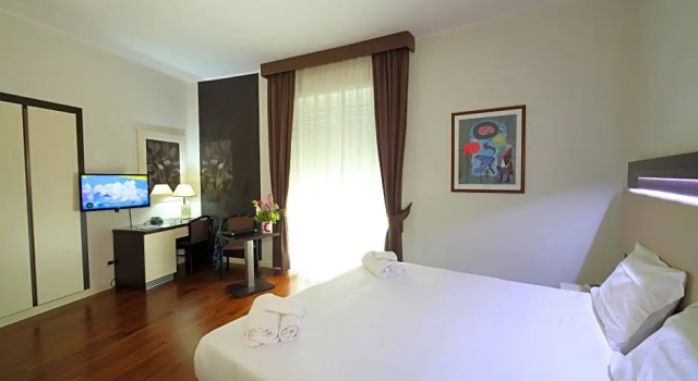 Номер Superior с видом на город Grande Albergo Maugeri