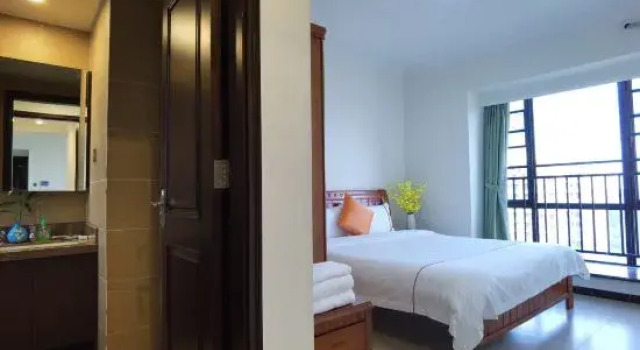 Люкс Grand Haikou Hehe Residence Resort Apartment