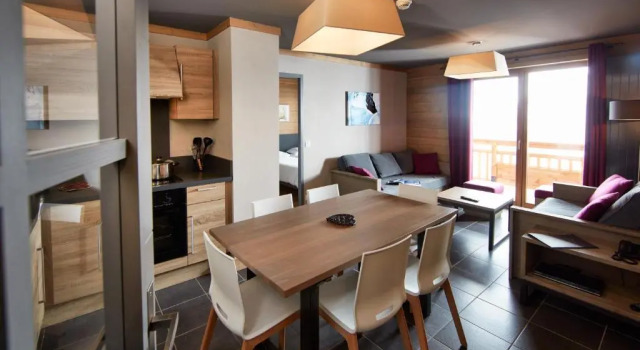 Апартаменты с 3 комнатами CGH Résidences & Spas les Chalets du Soleil Contemporain