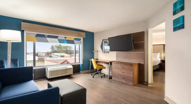 Люкс c 1 комнатой Holiday Inn Express Hotel & Suites McDonough by IHG