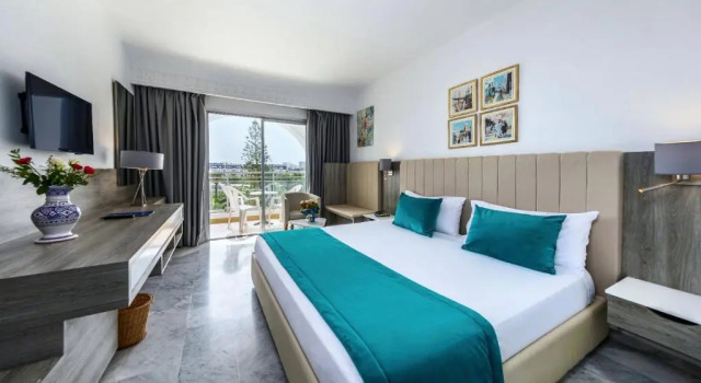 Двухместный номер с видом на море Hotel Marhaba Beach