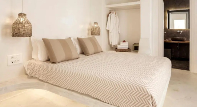 Luxury Naxos Villas Grande Suite Air Conditioning Outdoor Pool 1 Bedroom Stelida