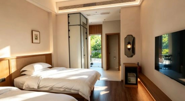 Двухместный люкс с видом на внутренний двор gooho boutique hotel