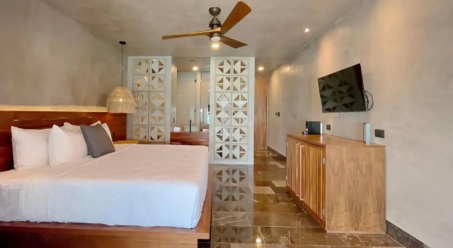 Двухместный номер с видом на лагуну Hotel Amainah Bacalar Adults Only