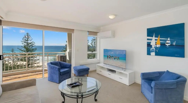 Апартаменты с 2 комнатами с видом на океан ULTIQA Burleigh Mediterranean Resort