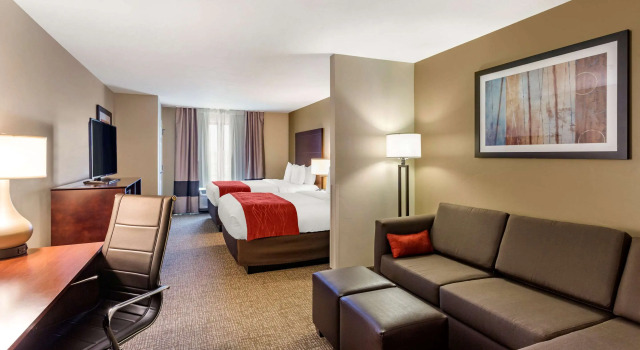 Четырёхместный люкс Comfort Inn & Suites Tooele-Salt Lake City
