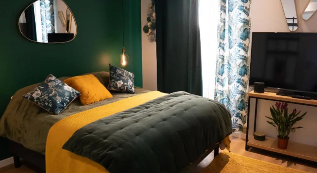 studio coeur de ville neuf et design tt equipé parking gratuit