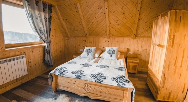 Шале Deluxe с балконом и с видом на горы Góralskie Domki Zakopane Gubałówka