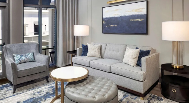Двухместный люкс Hearing Accessible Deluxe c 1 комнатой Hilton Club Liberty Place Charleston