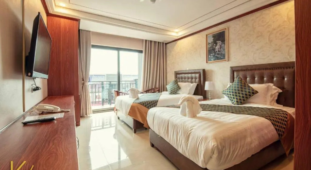 Двухместный номер Deluxe с балконом VANHSENG BOUTIQUE VIENTIANE HOTEL