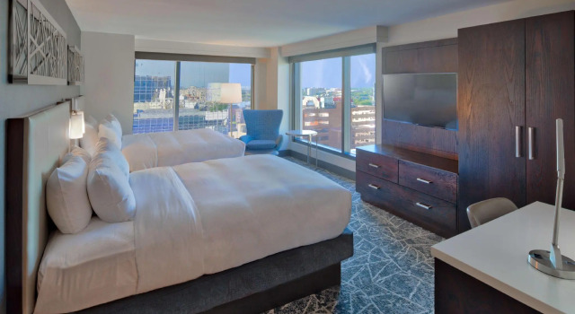 Четырёхместный номер Standard Hilton Norfolk The Main