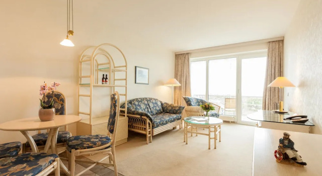 Полулюкс с балконом и с видом на море Hotel Seeschlösschen