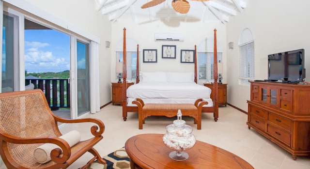 Premium Zimmer 2 Schlafzimmer Penthouse mit Balkon und mit Meerblick Fountain Anguilla