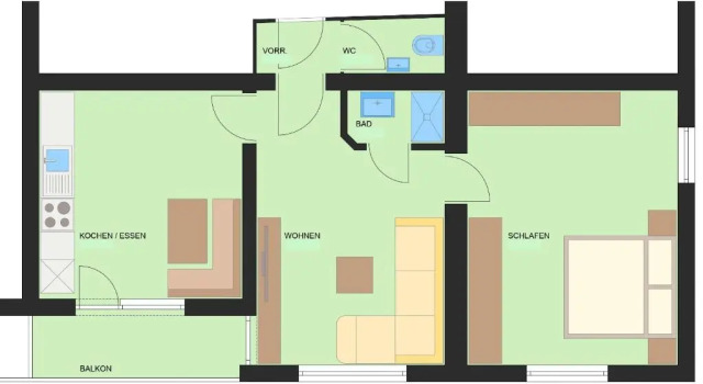Номер Standard Haus Saroja
