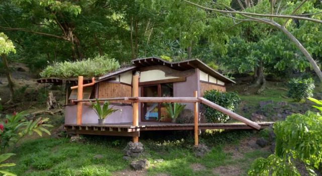 Бунгало с видом на море Fare Oviri Lodge