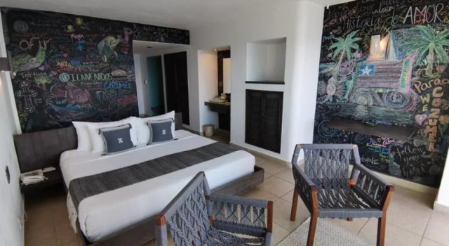 Двухместный номер Deluxe с видом на океан Hotel B Cozumel