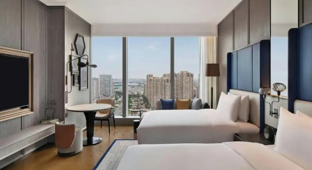 Четырёхместный номер Deluxe с видом на город Le Meridien Nantong