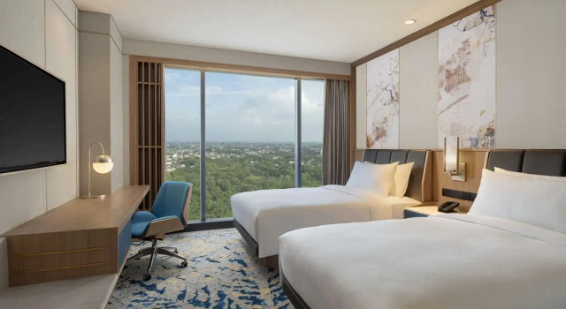 High Floor Twin room DoubleTree by Hilton Jakarta Bintaro Jaya