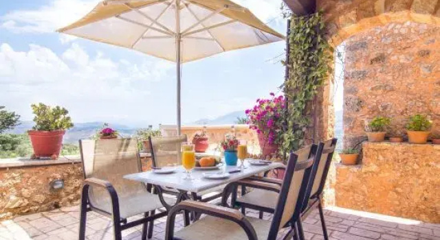 55 m2 One Bedroom Maisonette with Sea & Mountain View, Забронировать Отель Отели Самонас 4 звезды, 4*