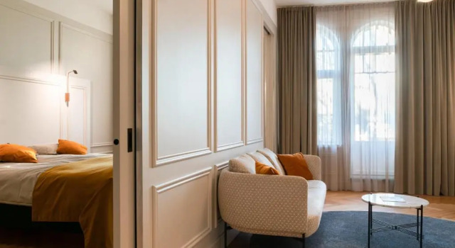 Люкс с красивым видом из окна Park Hotel Viljandi