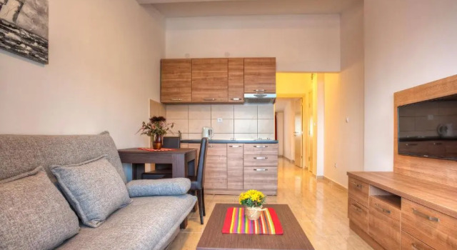 Апартаменты c 1 комнатой с балконом и с видом на море Guest House Maslina
