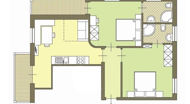 Апартаменты с 2 комнатами Spisserhof