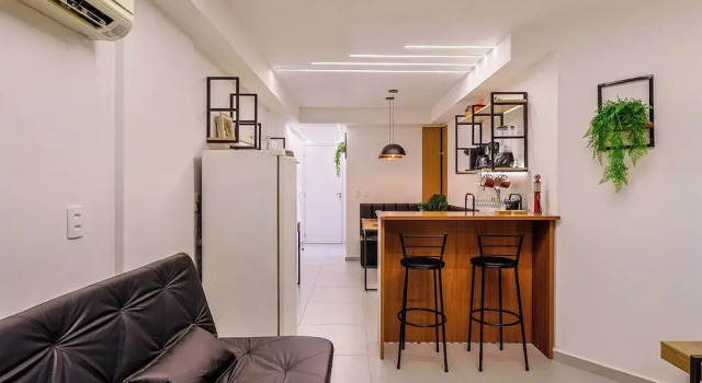 Апартаменты Studio Completo c Wi-fi e Varanda no Centro