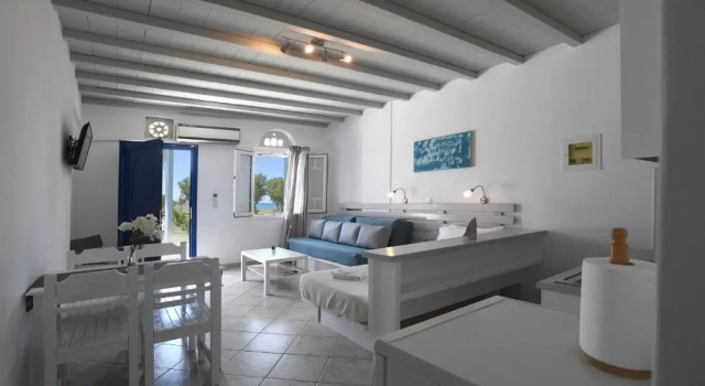 Апартаменты c 1 комнатой Nostos Beachfront Apartments & Studios