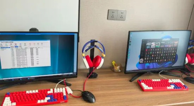 Кровать в общем номере Mi Duo Esports Hotel
