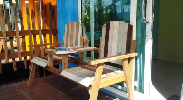 Коттедж с балконом и с видом на сад Think & Retro Cafe Lipa Noi Samui