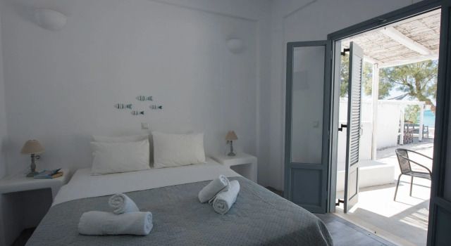 Трёхместный номер Superior с видом на море Ostria Studios & Apartments