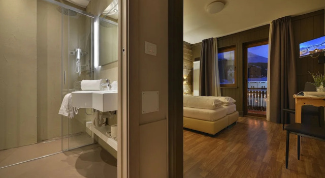 Superior Doppel Zimmer mit Balkon Hotel Bernina