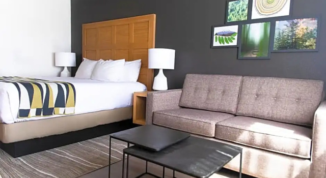 Dobbelt suite Oxford Suites Redding