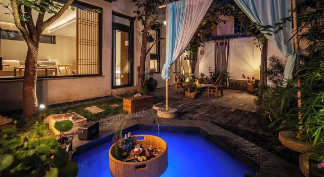 Двухместный семейный номер Standard Beijing Nanshan Yanyu Song Hot Spring Holiday Homestay
